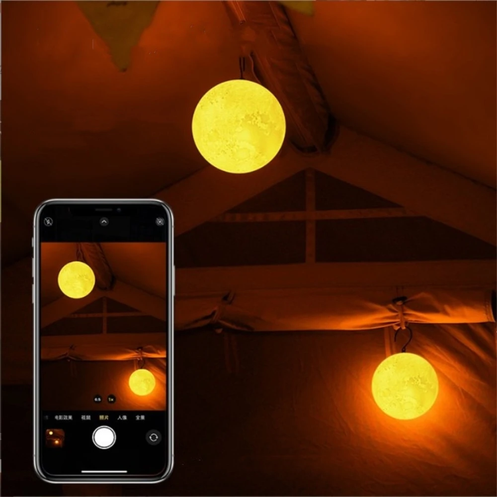 Portable Hanging Moon Lamp - Image 4